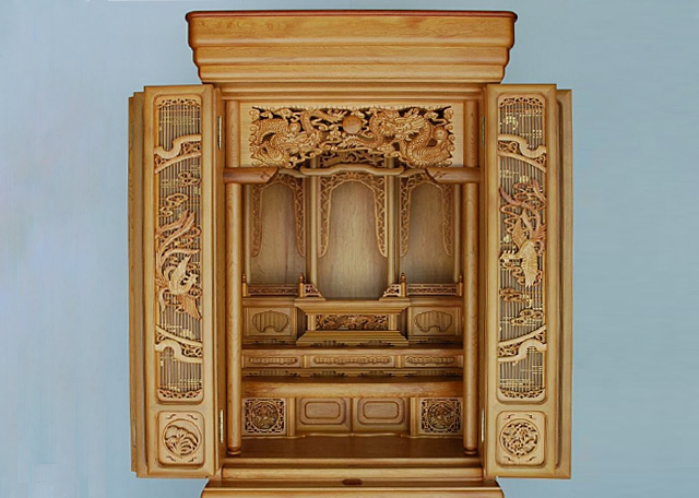 銘木屋久杉仏壇の画像