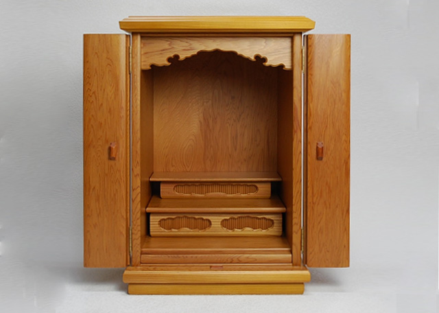 銘木屋久杉仏壇上置き型の画像