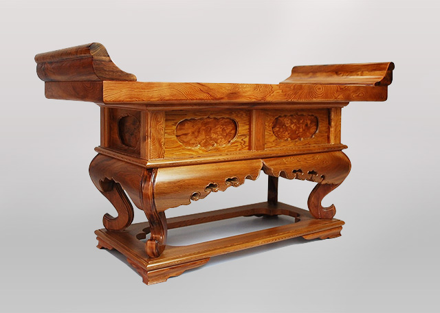 銘木屋久杉経机の画像