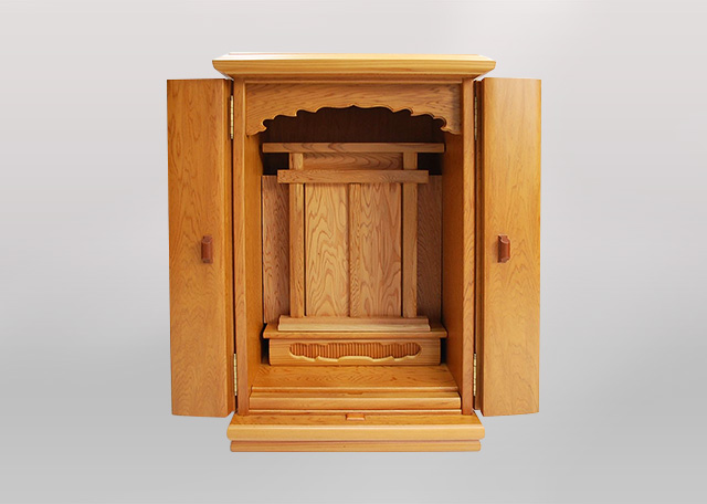 銘木屋久杉総無垢仏壇の画像