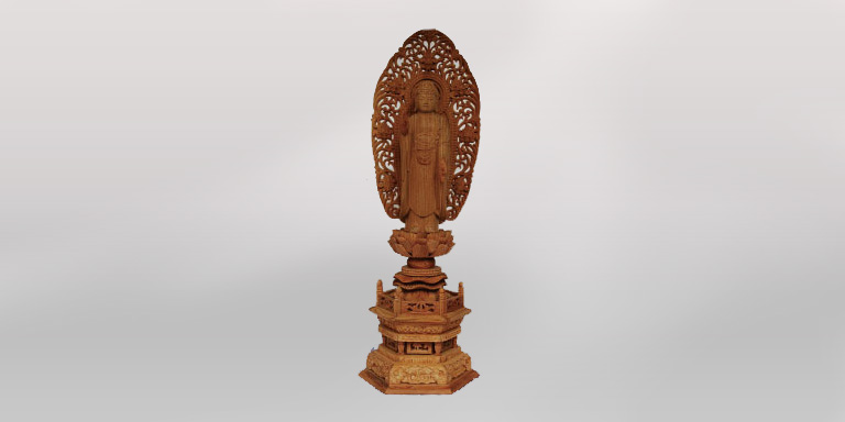 阿弥陀如来像<br>浄土宗舟形の画像