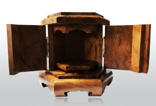 厨子　瘤材の画像